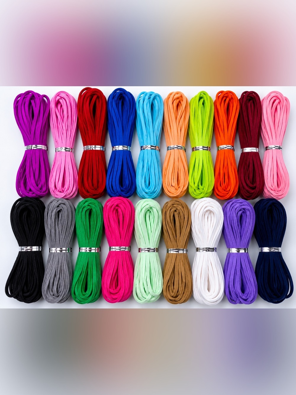 19 Color Faux Suede Cord Bundle Set | Jewelry Making Supplies